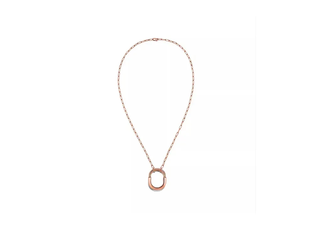 Tiffany & Co. Tiffany Lock Pendant "Rose Gold"