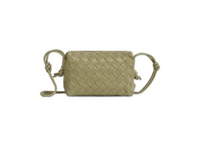Bottega Veneta Mini Loop Camera Bag "Travertine"