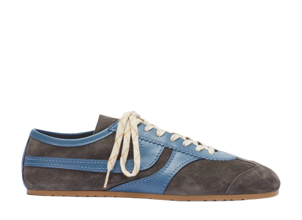 DRIES VAN NOTEN Suede sneakers "Steel"