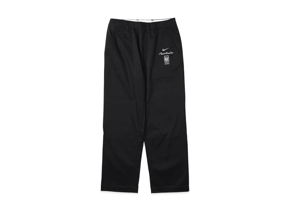 Nike x PEACEMINUSONE X2 World Cup Chino Pants South Korea "Black" / G-Dragon