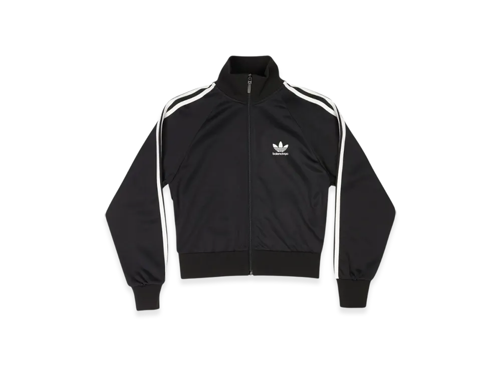 BALENCIAGA Women's x adidas Zip-Up Track Jacket "Black"