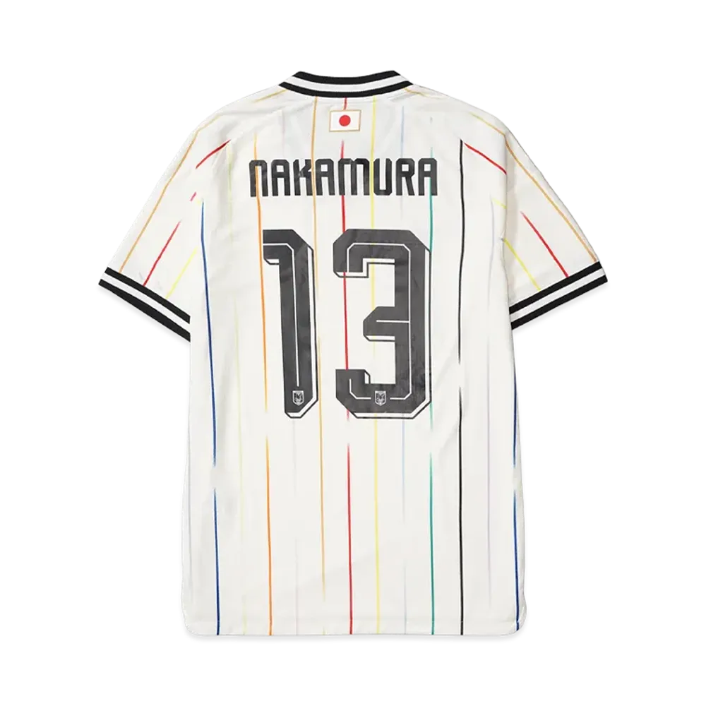 adidas Soccer Japan 2026 Away Authentic Jersey #13 Keito Nakamura "OffWhite/Black"