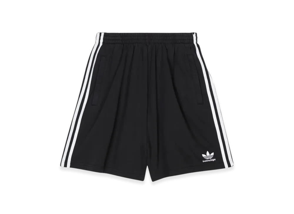 BALENCIAGA x adidas Curly Fleece Large Shorts "Black"