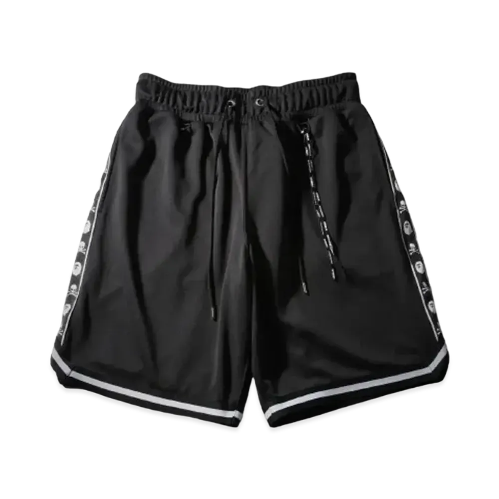 A BATHING APE x mastermind JAPAN Jersey Shorts "Black"