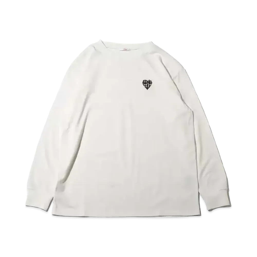 atmos pink Heart Logo Shishuron T "White"