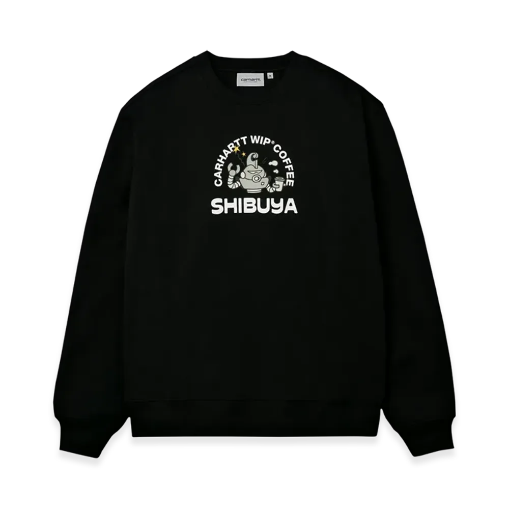 Carhartt WIP Coffee capsule Shibuya Sweatshirt "Black"