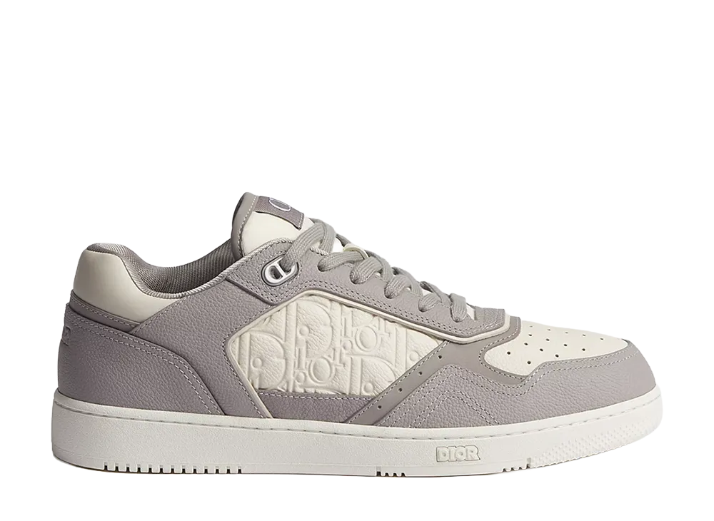 Dior B27 Uptown Low-Top Sneaker Grained Calfskin and Dior Gravity Leather "Gray/Cream"