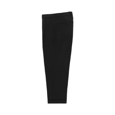 WACKO MARIA x DORMEUIL / Pleated Trousers (Type-2) "Black"