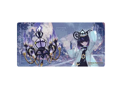 Pokemon Card Game Rubber Playmat Muku & Mega Chandelure