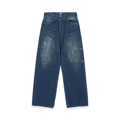 T.T Taiga Takahashi LOT.704 Denim Trousers C.1920's "Damaged Indigo Paint"