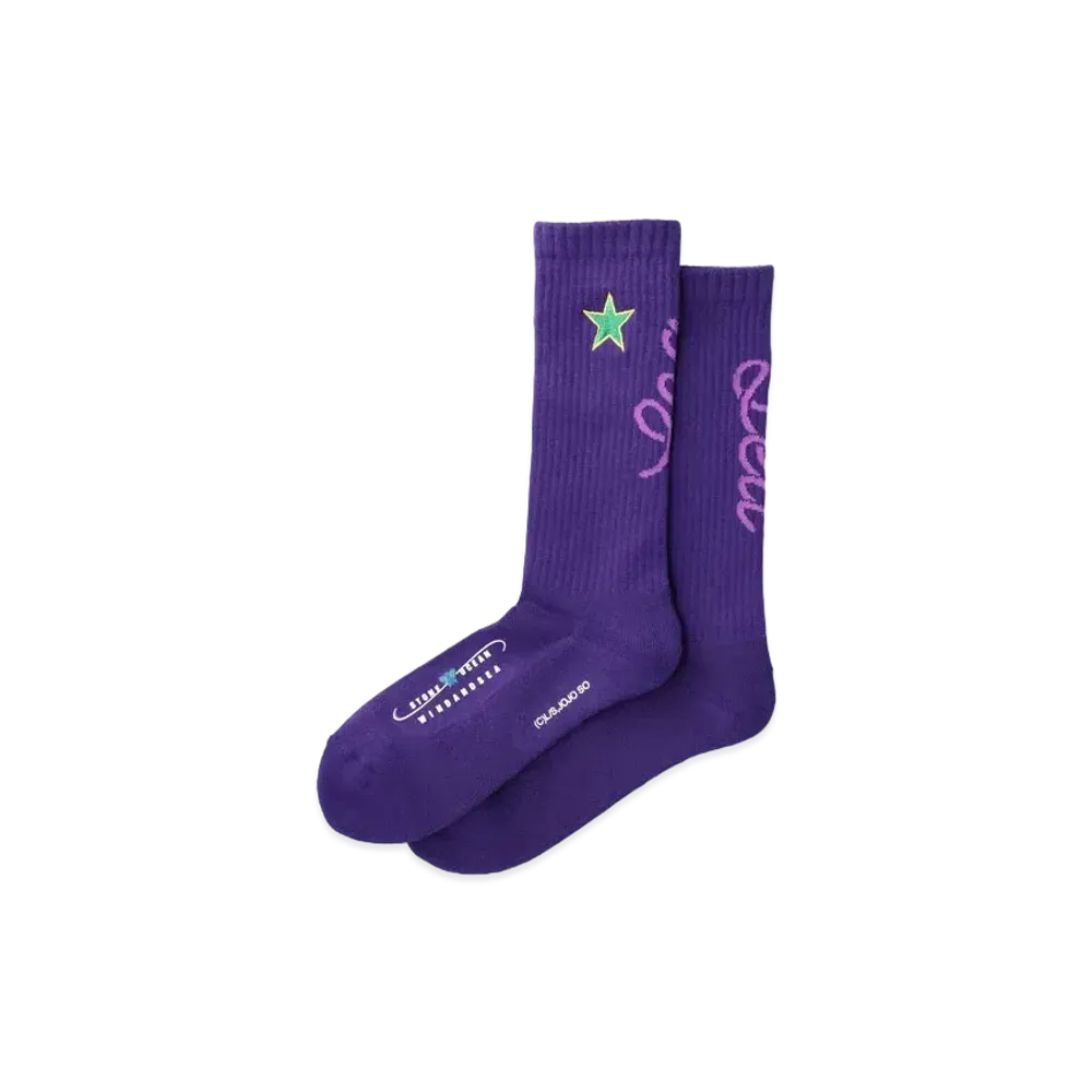 WIND AND SEA x JoJo's Bizarre Adventure Stone Ocean Collaboration Sox "Purple"