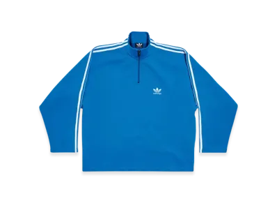 BALENCIAGA x adidas High Neck Zip Sweatshirt "Blue"