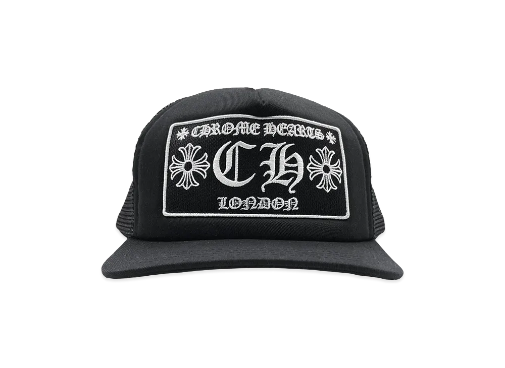 Chrome Hearts CH Trucker Cap London Exclusive "Black"