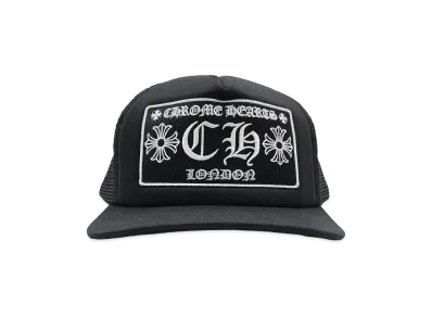 Chrome Hearts CH Trucker Cap London Exclusive "Black"