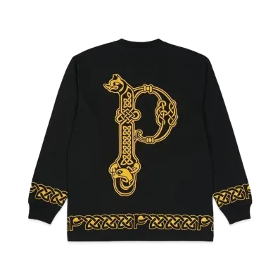 PALACE YE OLDE P LONGSLEEVE "Black"
