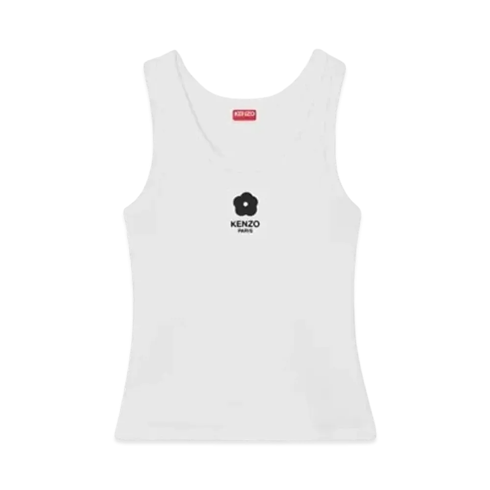 KENZO 'BOKE FLOWER 2.0' Embroidery Tank Top "White"