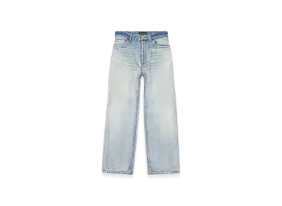 BALENCIAGA Women's Ankle Cut Jeans "Light Blue"