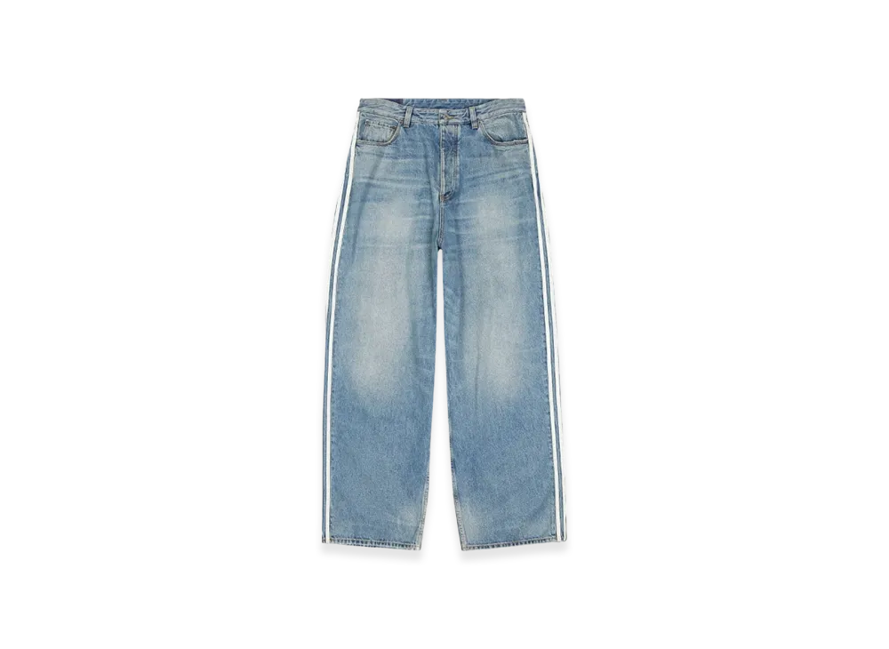 BALENCIAGA x adidas Large Baggy Trousers "Blue"
