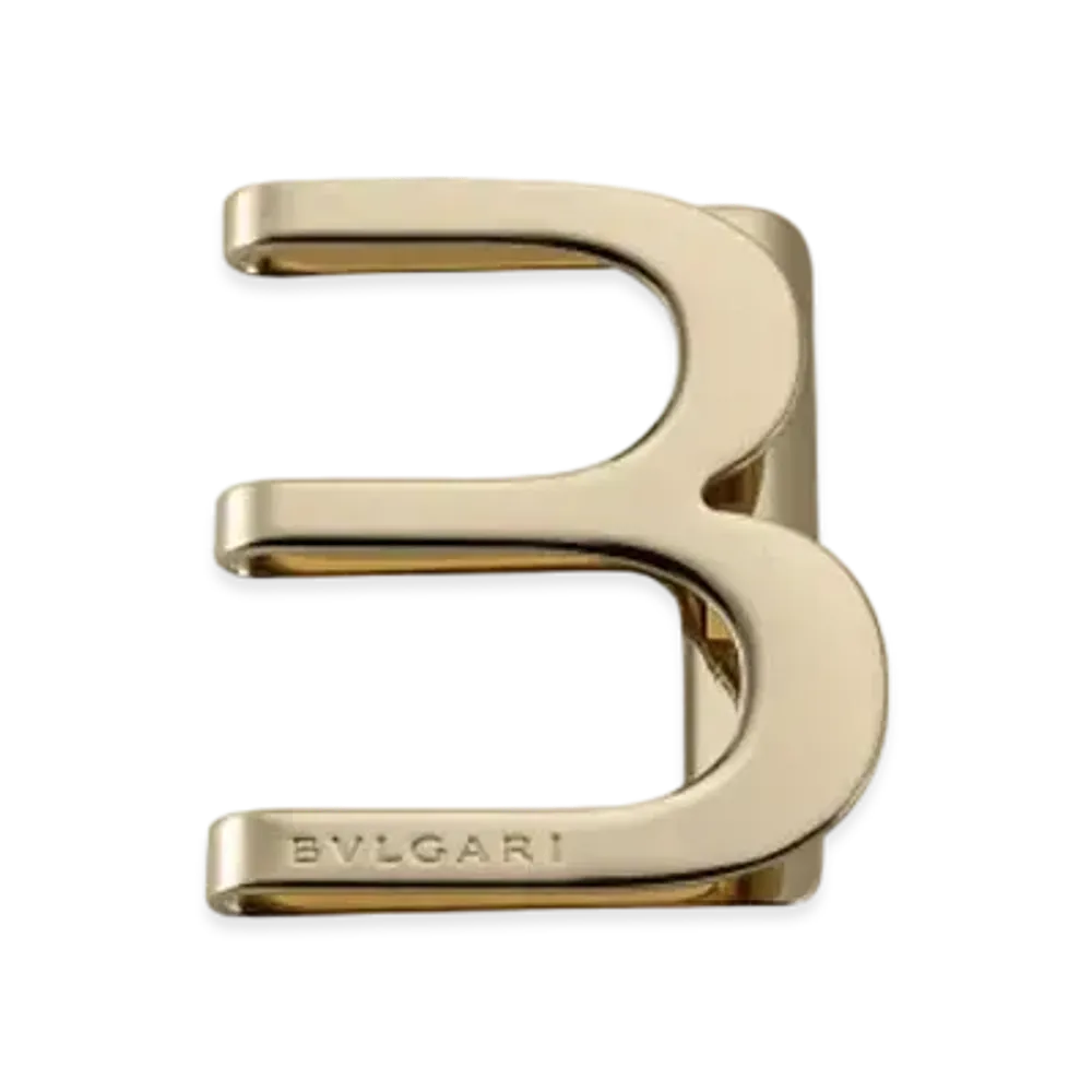 BVLGARI Formal Tie Bar Japan Exclusive "Light Gold"