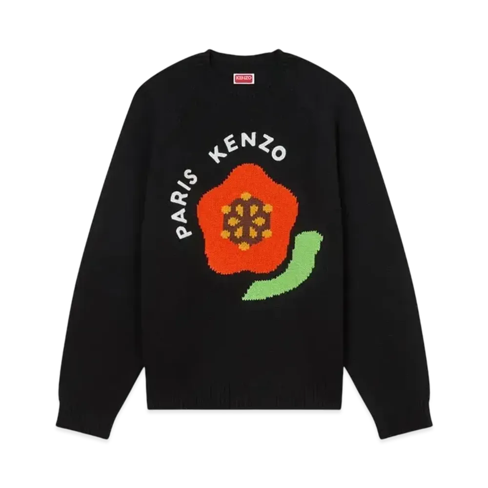 KENZO 'POP' Wool Jumper "Black"