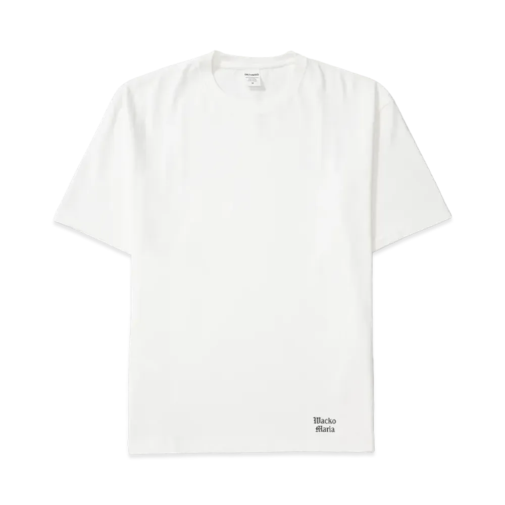 WACKO MARIA Washed Heavy Weight T-Shirt "White"