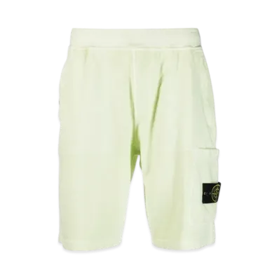 Stone Island 64060 Old Treatment Cargo Bermuda Shorts - 23SS "Light Green"
