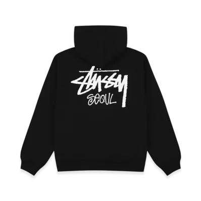 Stussy Stock Seoul Hood 2023 "Black"