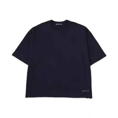 mastermind JAPAN Boxy Cursive Logo Tee "Navy"