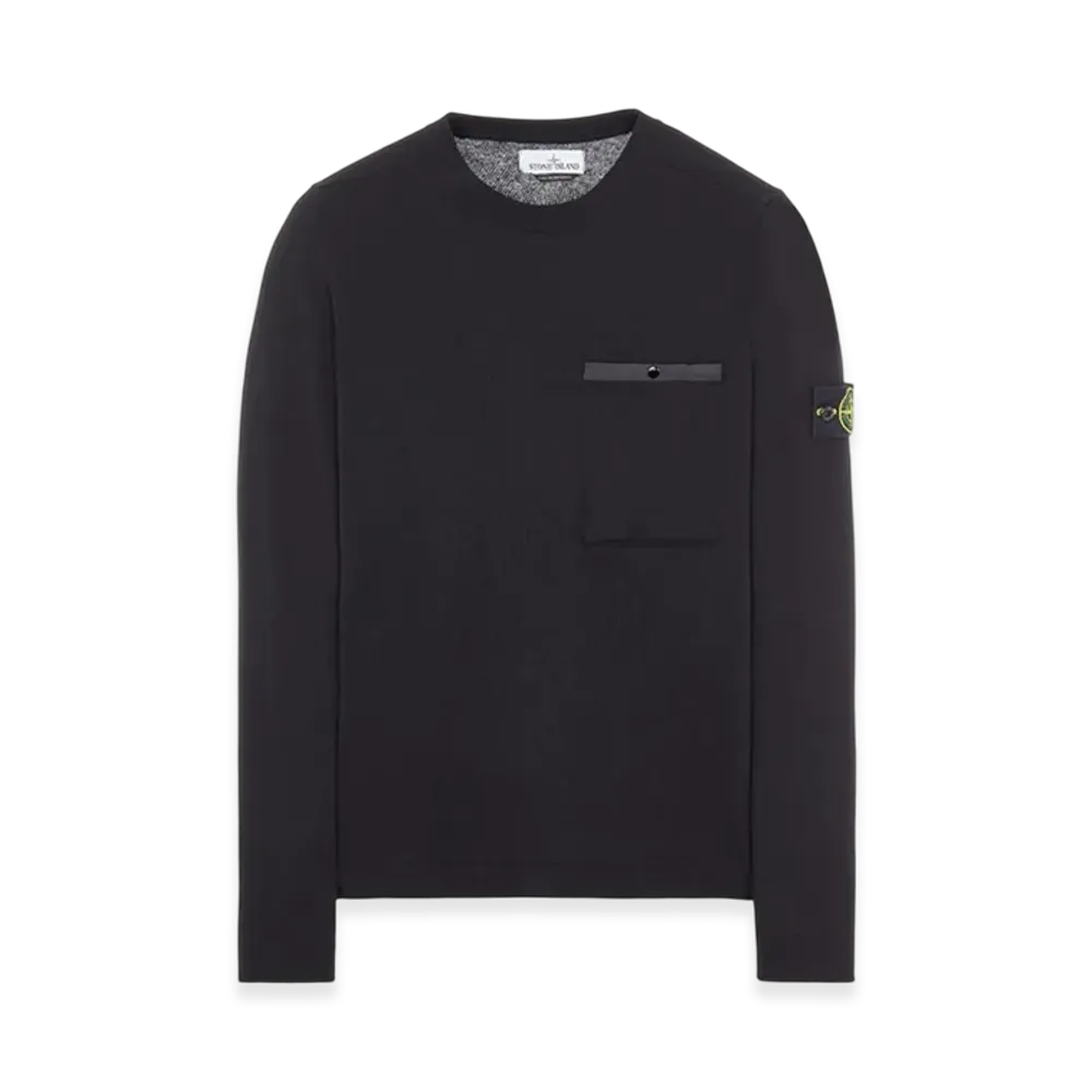 Stone Island 517B8 Pocket Crewneck Knit - 22SS "Black"