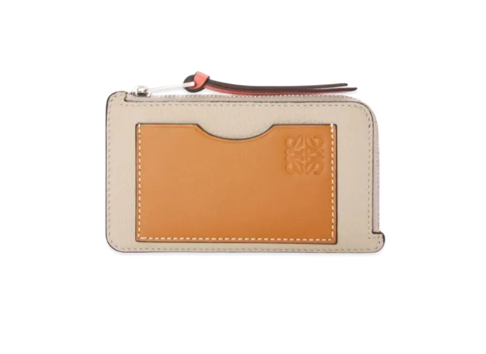 LOEWE ソフトグレインカーフカードホルダー　ローズマリー&タン ロエベ コインカードホルダー ソフトグレインカーフ 