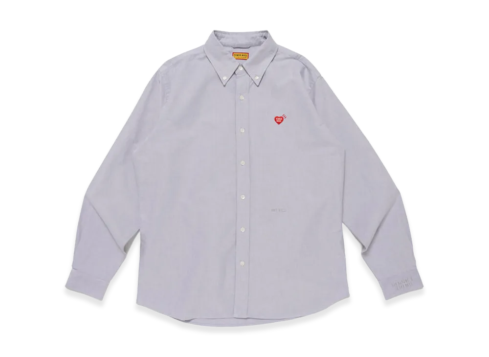HUMAN MADE Oxford BD L/S Shirt "Gray"