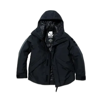 WILD THINGS x nonnative Explorer Puff Jumper Denali Poly Taffeta GORE-TEX Paclite 2.5L "Black"
