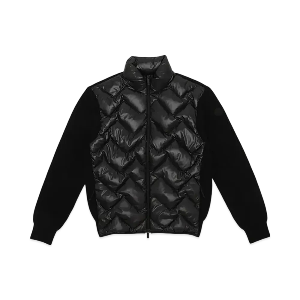MONCLER Cardigan Bolero Down Jacket Coat "Black"