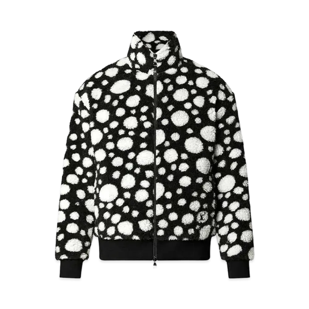 Louis Vuitton x Yayoi Kusama Infinity Dots Fleece Blouson "Noir/Blanc"