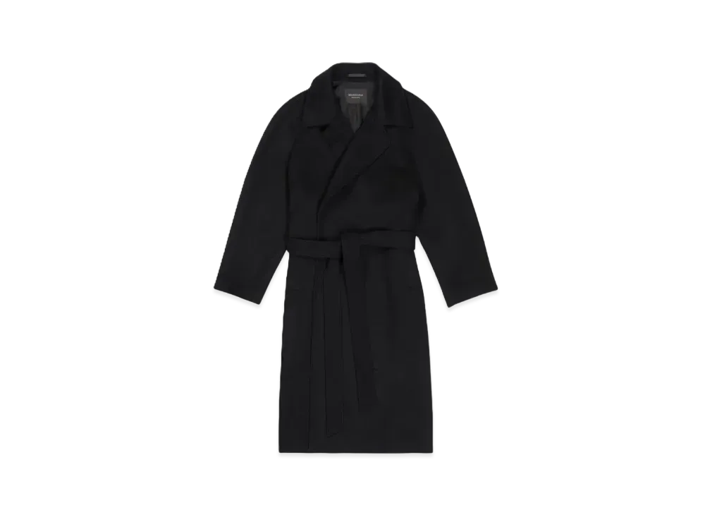BALENCIAGA Men's Raglan Coats "Black"