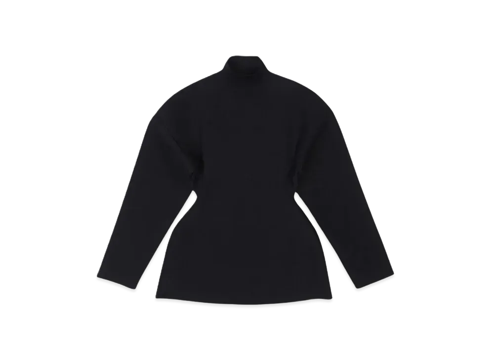 BALENCIAGA Women's Hourglass Turtlenecks "Black"