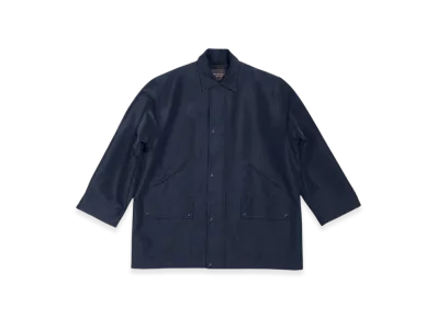 BALENCIAGA Cotton and Nylon Large Fit Parka "Navy Blue"