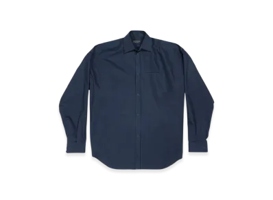 BALENCIAGA Cocoon Shirt "Navy Blue"