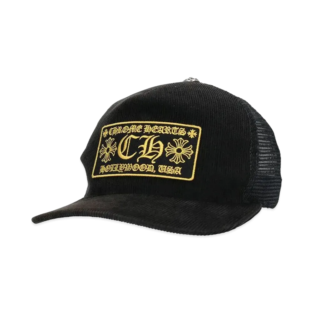 Chrome Hearts Trucker Cap CH "Black/Yellow"