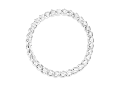 Tiffany & Co. Tiffany Forge Large Link Necklace in High-Polished "Silver"