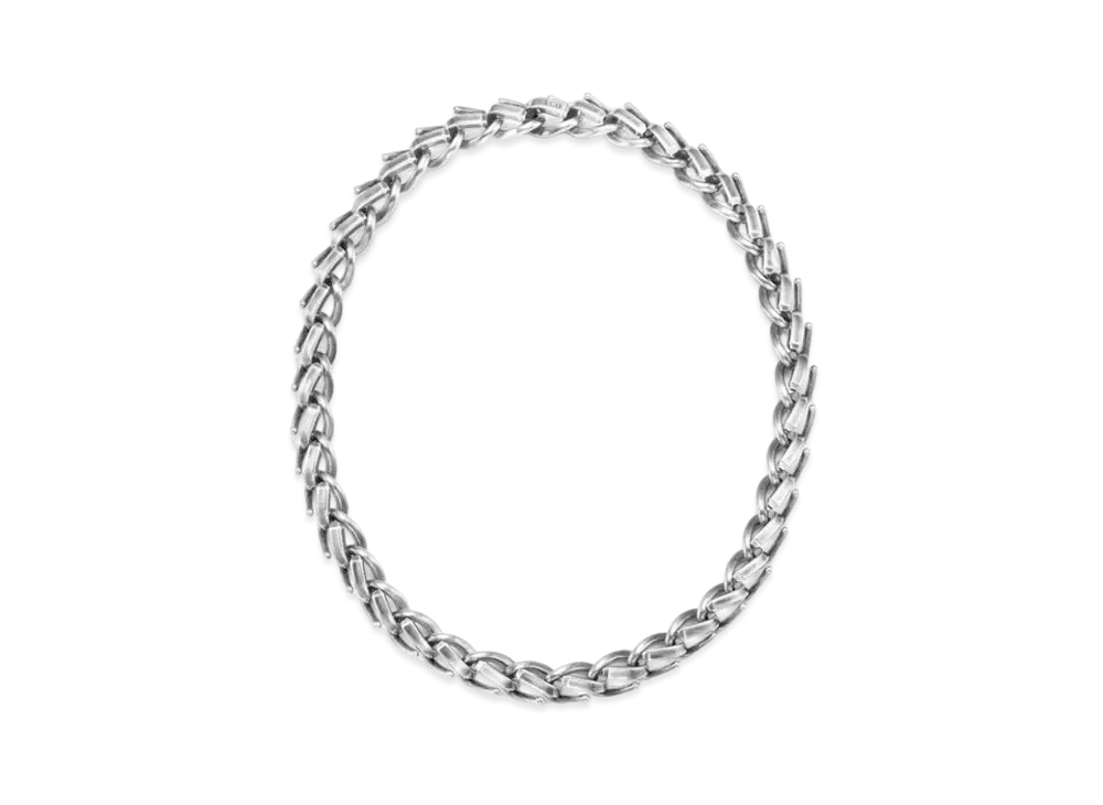 Tiffany & Co. Tiffany Forge Large Link Necklace in Blackened "Silver"