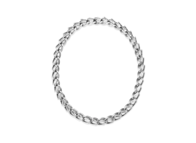 Tiffany & Co. Tiffany Forge Large Link Necklace in Blackened "Silver"