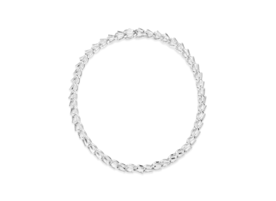 Tiffany & Co. Tiffany Forge Medium Link Necklace in High-Polished "Silver"