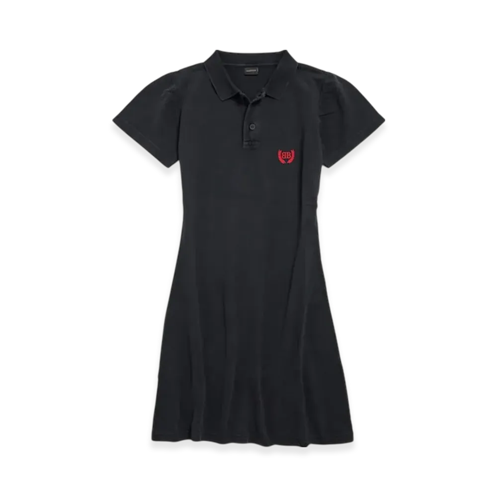 BALENCIAGA Polo Mini Dress "Black"