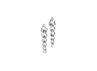 Tiffany & Co. Tiffany Forge Drop Link Earrings in High-Polished "Silver"