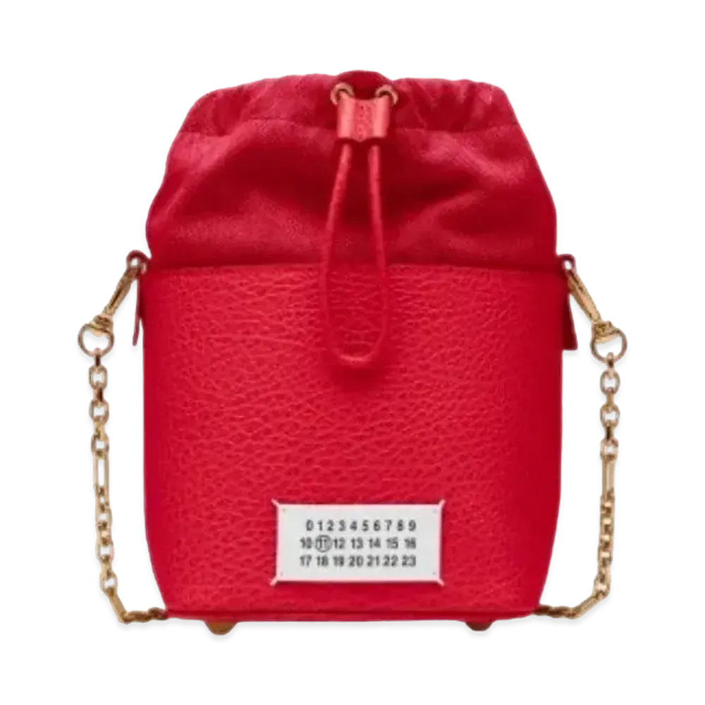 Maison Margiela 5AC Small Bucket Bag "Heart Red"