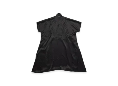 BALENCIAGA Women's Logo Letters All Over Oversized Dress "Black"
