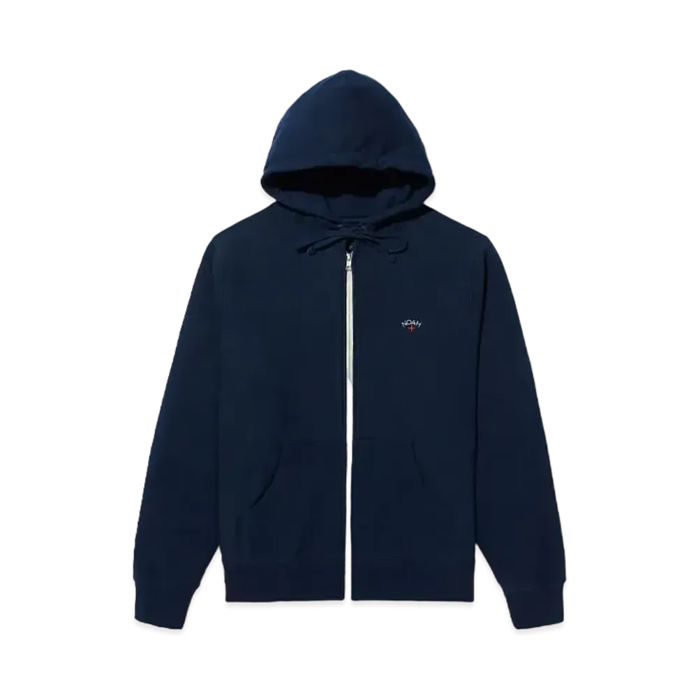 Noah Classic Lightweight Zip-Up Hoodie "Navy"