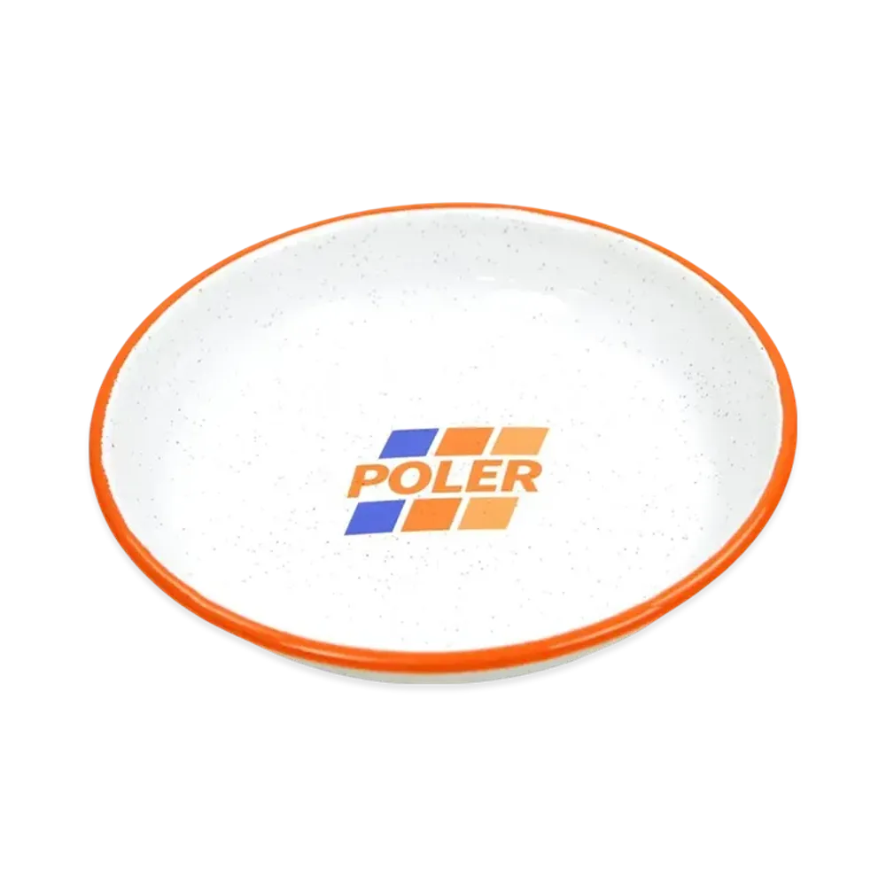 POLeR Camping Plate "WhiteRed"