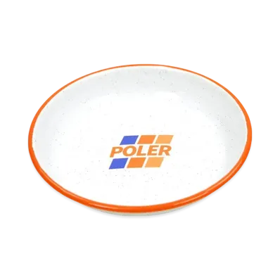 POLeR Camping Plate "WhiteRed"
